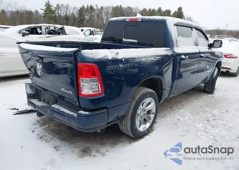 2023 Ram 1500 Big Horn 4X4 5'7 Box из США, поврежденный, VIN 1C6RRFFG8PN698480